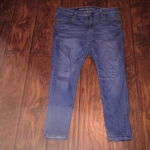 American eagle jeggings mid rise short length